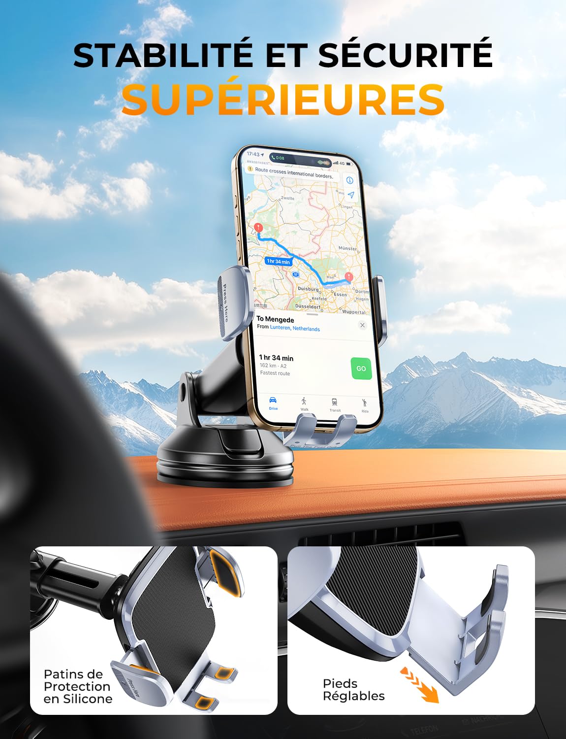 CIRYCASE Support Telephone Voiture