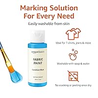 Vista 3 de Yaxa Basics Botellas de pintura de tela permanente, 24