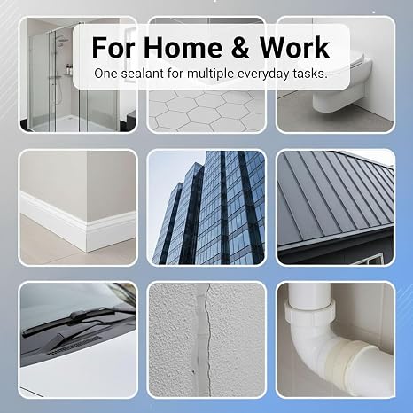 All-Purpose Super-Bonding Structural Sealant, 9900 Sealant Waterproof (Black,2PCS)
