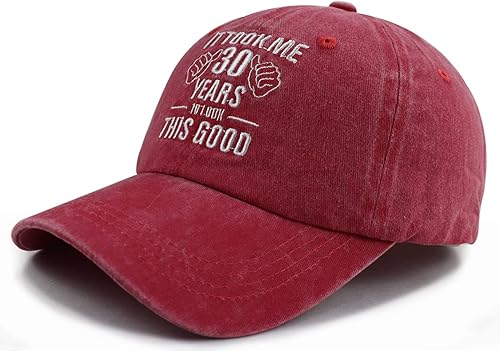 Miniatura 2 de It Took Me 30 Years to Look This Good Hat, divertida gorra de béisbol con bordado ajustable de 30 cumpleaños para mujeres y hombres