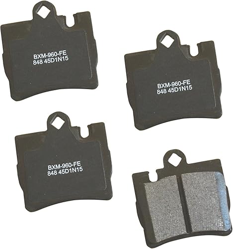 Vista 144 de Bendix Premium SBM8 - Pastillas de freno semimetálicas Premium para modelos seleccionados Buick Special, Camaro, Corvette, Phaeton, Olds F85, Vista