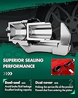 Vista 6 de SCITOO 18-B4791 18-B4790 Pinzas de freno de disco delanteras izquierda y derecha con soporte para Ford para Excursion 2000-2005, para Ford