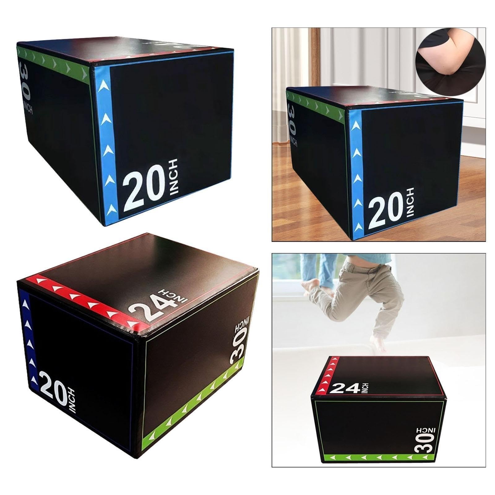 3-in-1-Sprungbox, hochdichte Agility-Box, Konditions- und Krafttraining, Dips for das Training im Heim-Fitnessstudio für Home-Gym-Übungen