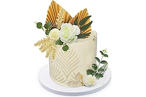 16 Pcs Boho Flower Cake Toppers