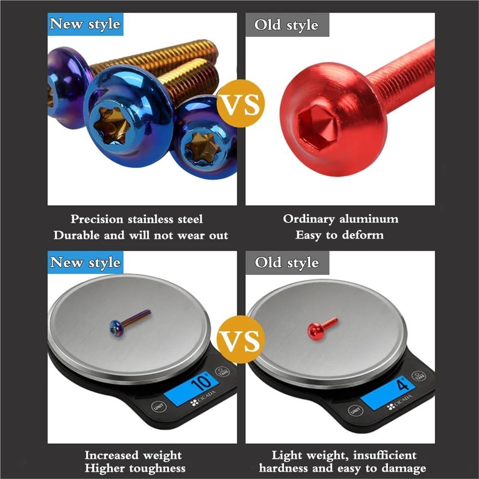 Amazon.co.jp: ネジクランプ 195個 オートバイ フルフェアリング