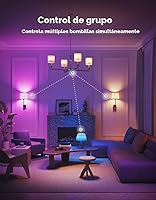 Vista 7 de Govee Bombilla LED E12, bombillas inteligentes que funcionan con materia, Alexa, Google Assistant, bombillas WiFi para candelabros equivalentes a 40