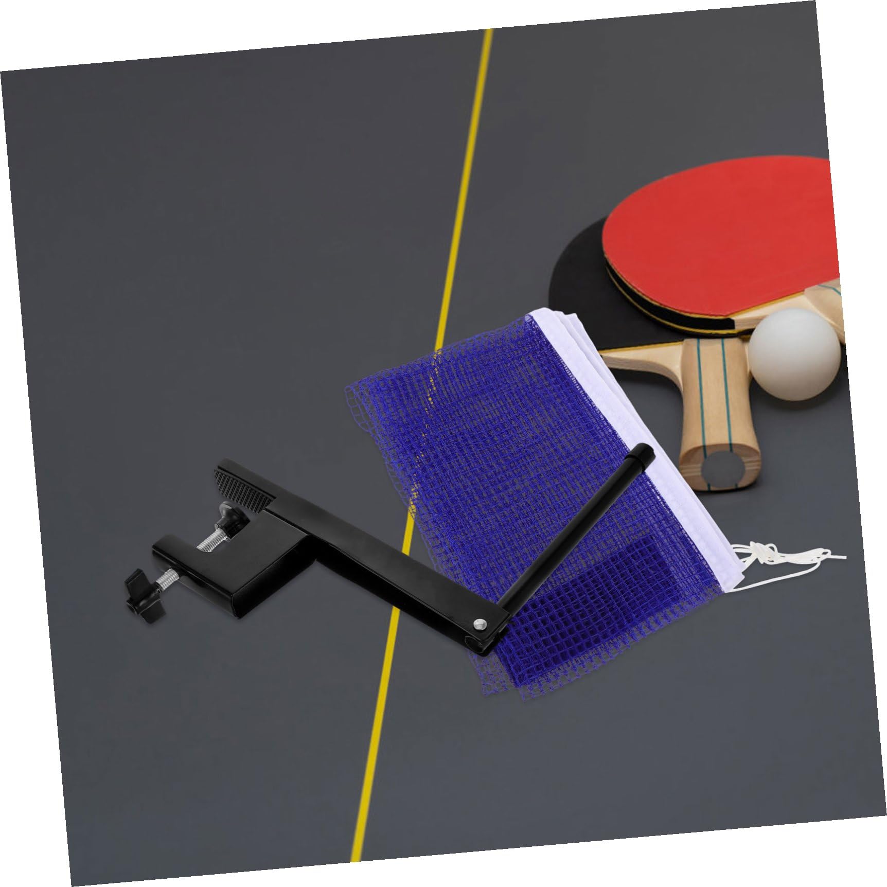 Toddmomy Tischtennisnetz Tragbar Für Innen Und Außenbereich Mit Stabilen Pfosten Und Elastischem Netz Für Ballstabilität Installieren Verstauen