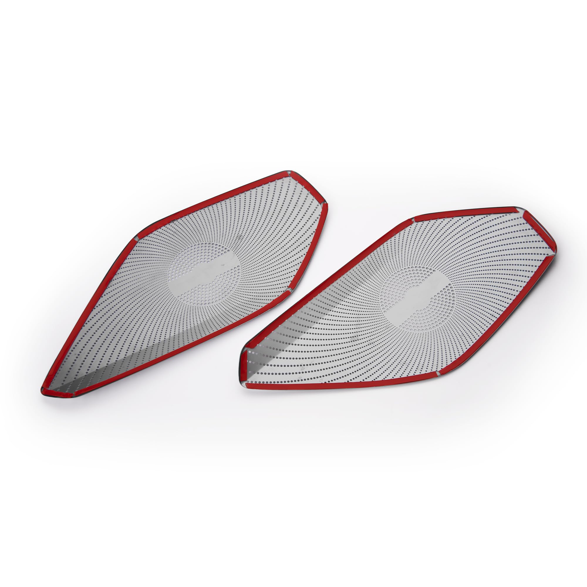 2Pcs Stainless Steel Speaker Covers For Mazda Miata MX-5 (2016-2020) – Dust Protection, Glossy Trim, Easy Install