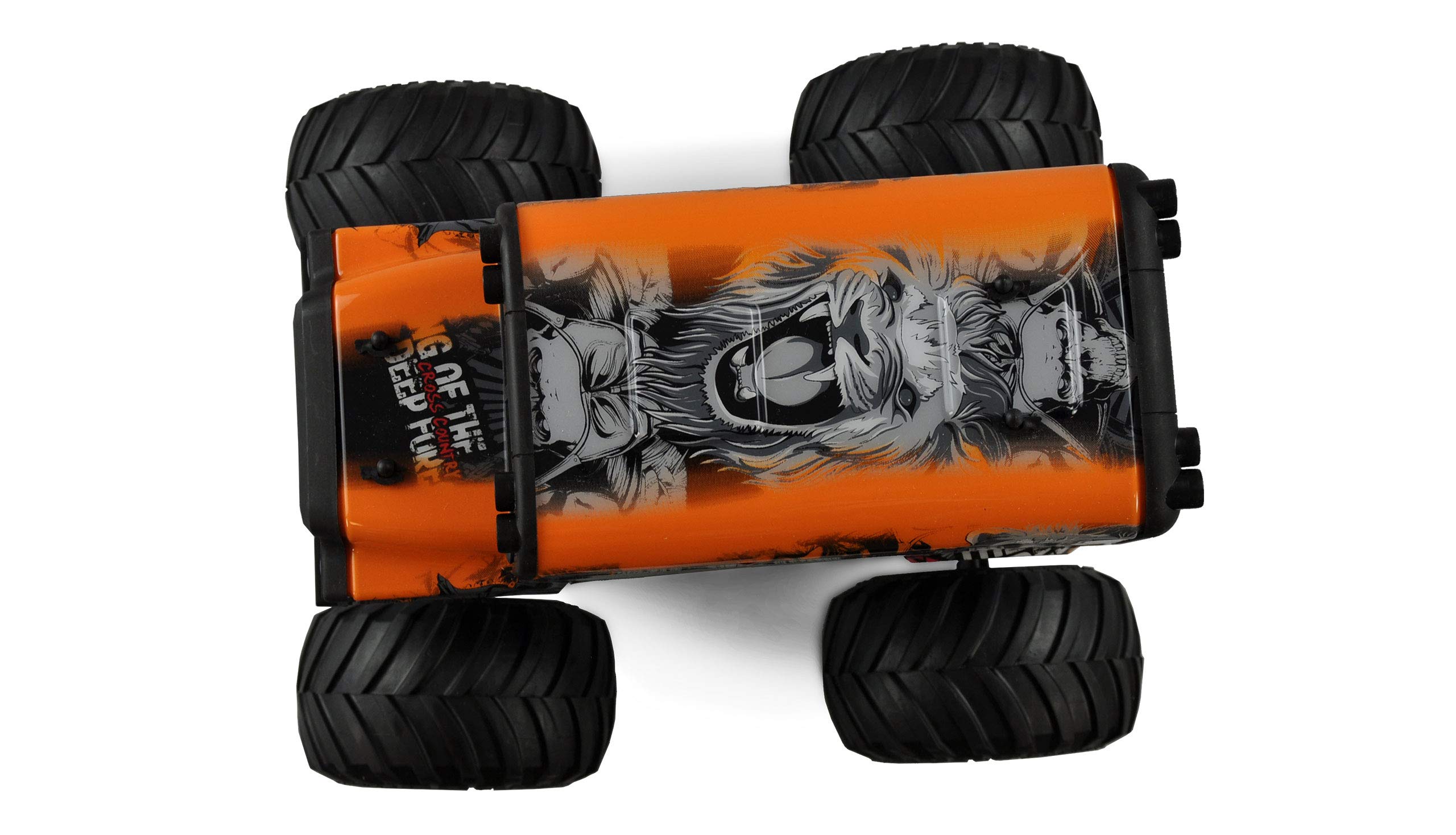 Amewi 22452 żółty Crazy SchoolBus Monster Truck 1:16 RTR