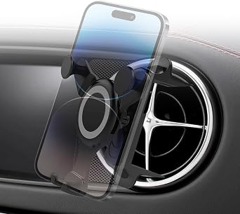 Car Phone Holder for Mercedes Benz A/B/C/E/S Class GLB/GLC for Audi-TT Ford Jeep Suzuki Mustang Wrangler Swift Round Vents Mount All Circular Air Vents for iPhone 16/15/14 Pro Max Galaxy S24/S23/S22