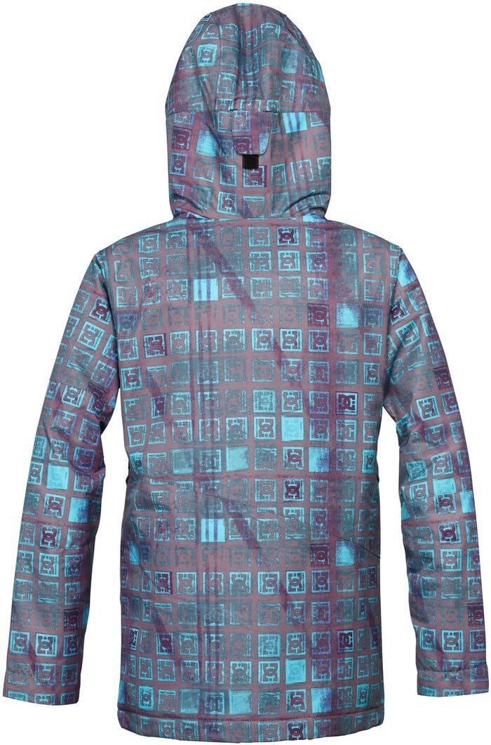 DC Shoes Girls Shoes™ Fuse K 14 - Snowboard Jacket - Girls - Xs - Black Dark Gull Grey Monogram Xs