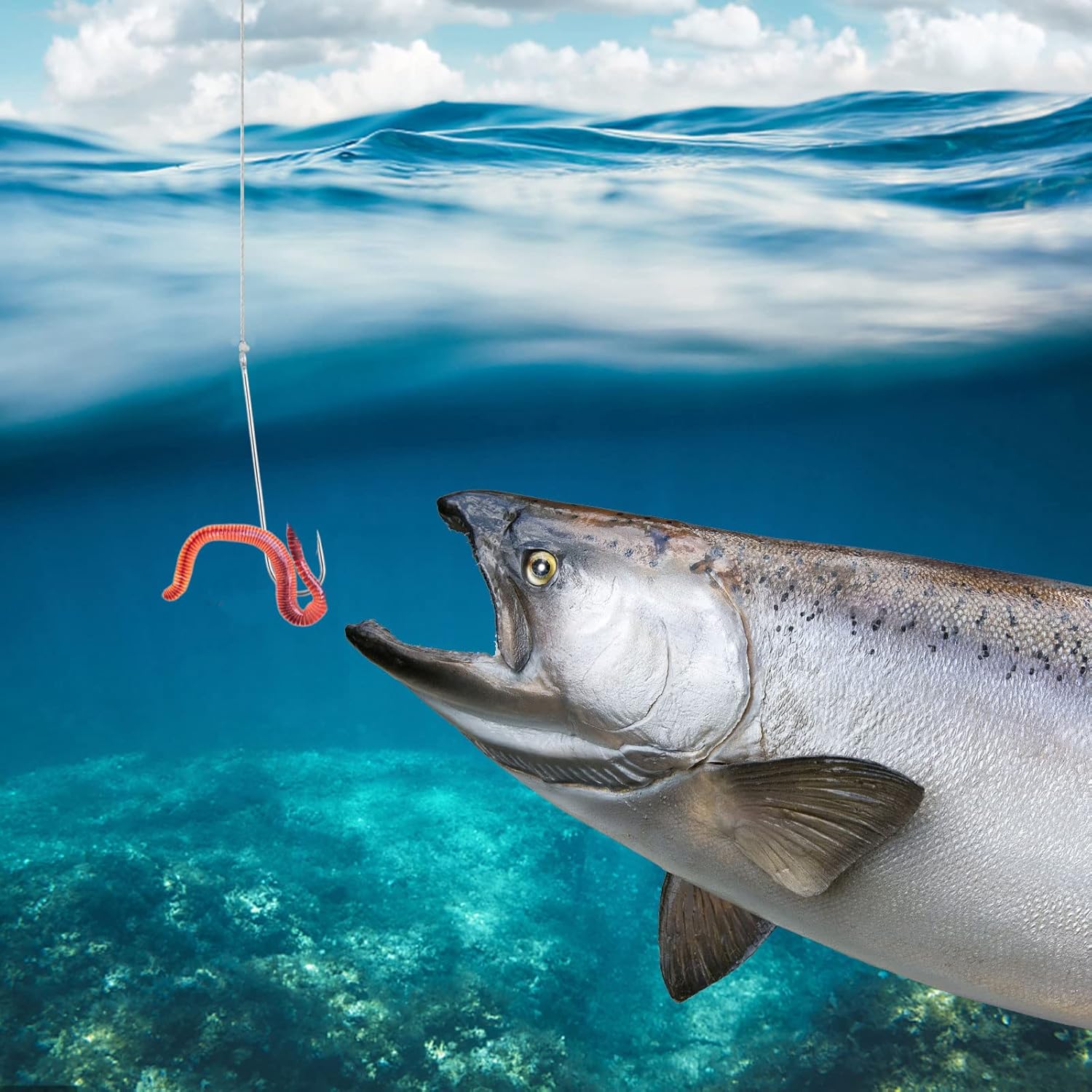 Aberdeen Hooks Fishing Hooks, Extra Long Shank Light