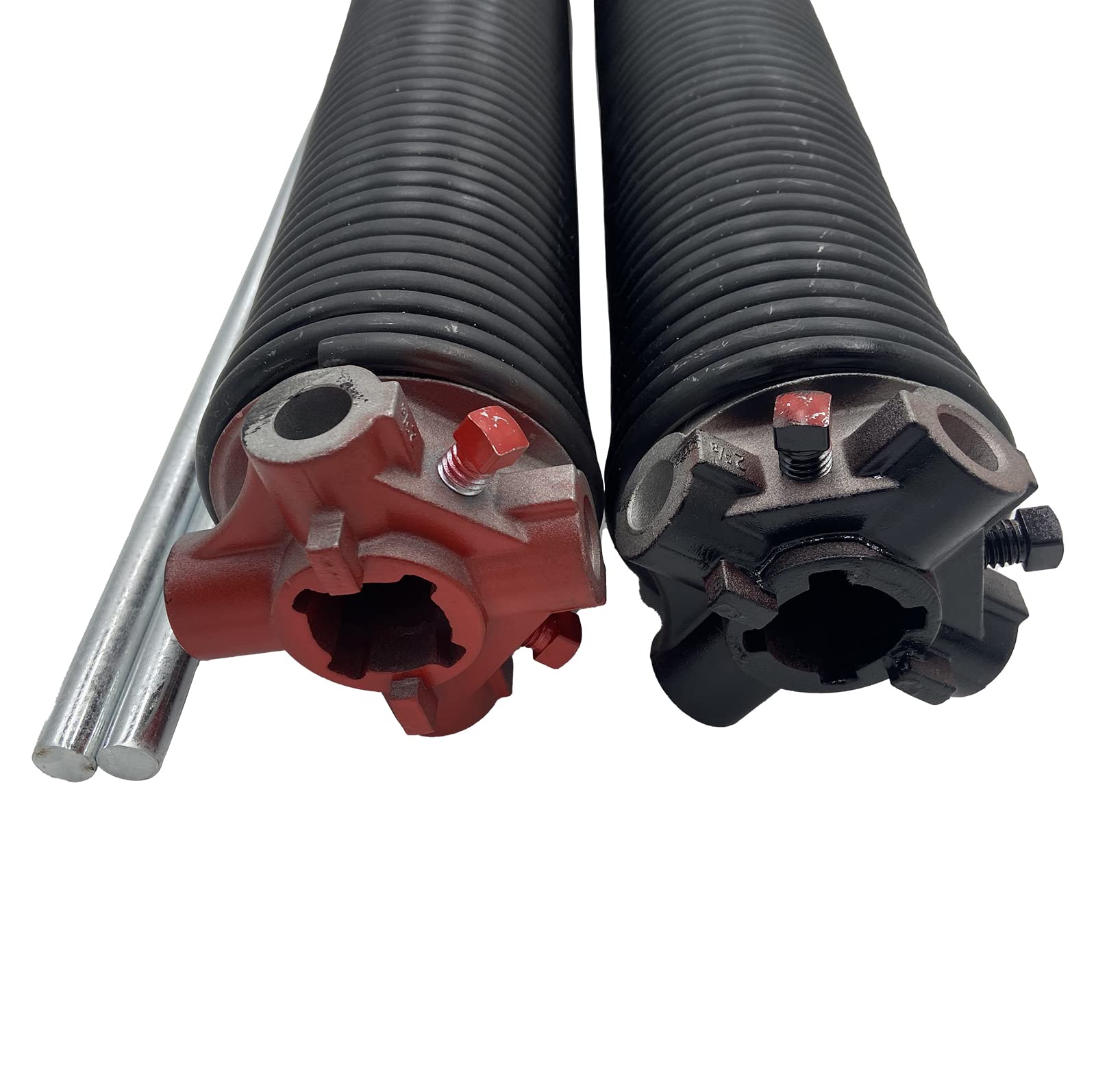 Garage Door Torsion Springs 25/8''(Pair) with Winding Bars, Coated