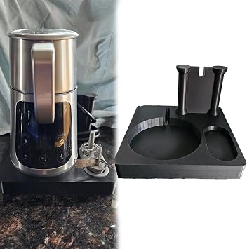 All-in-One Storage Tray & Organizer for DREO BaristaMaker Frother - Base, Whisk & Cord Holder - with Built-In Handle