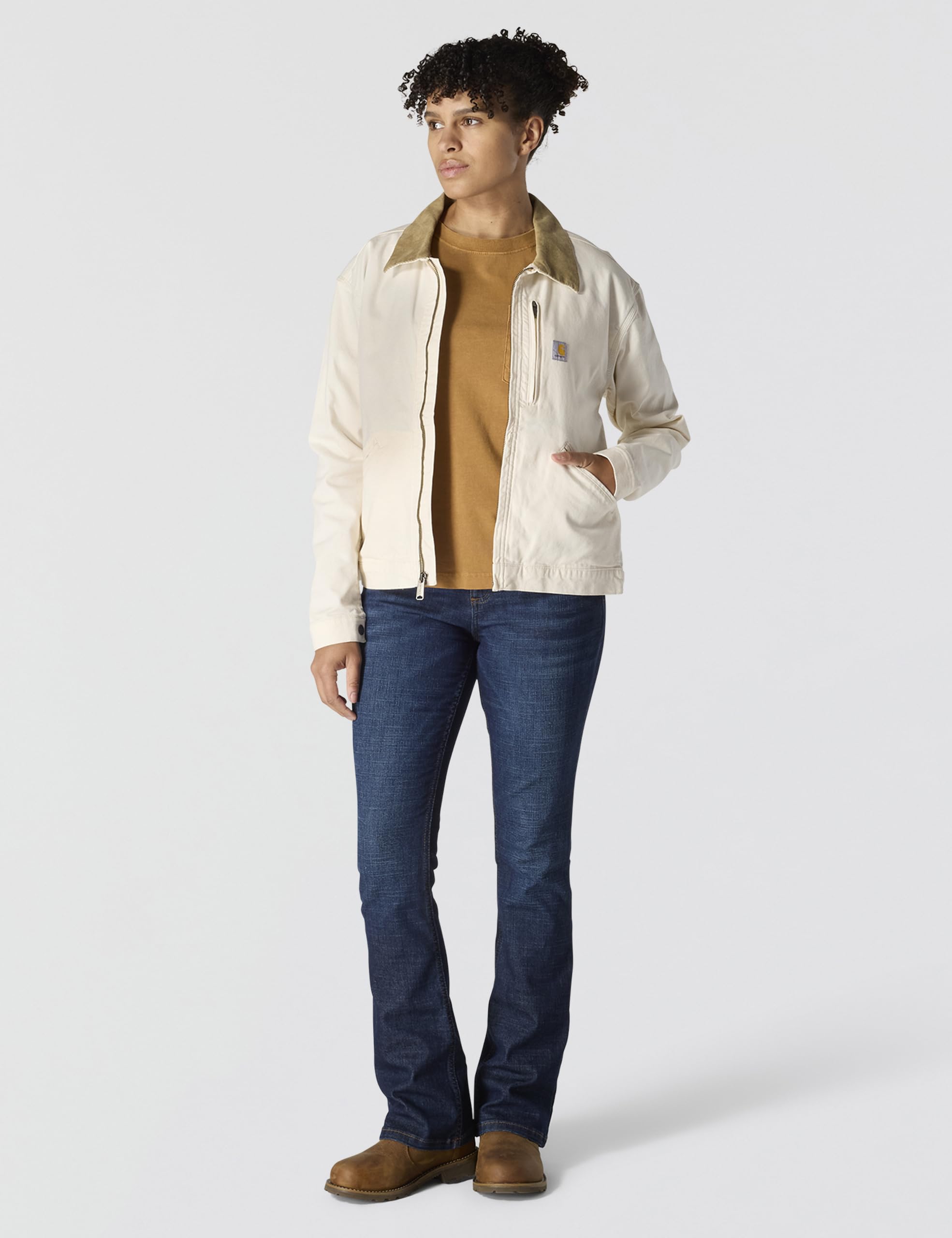 Carhartt Rugged Flex Loose Fit Canvas Detroit Jacket Cappotto Donna