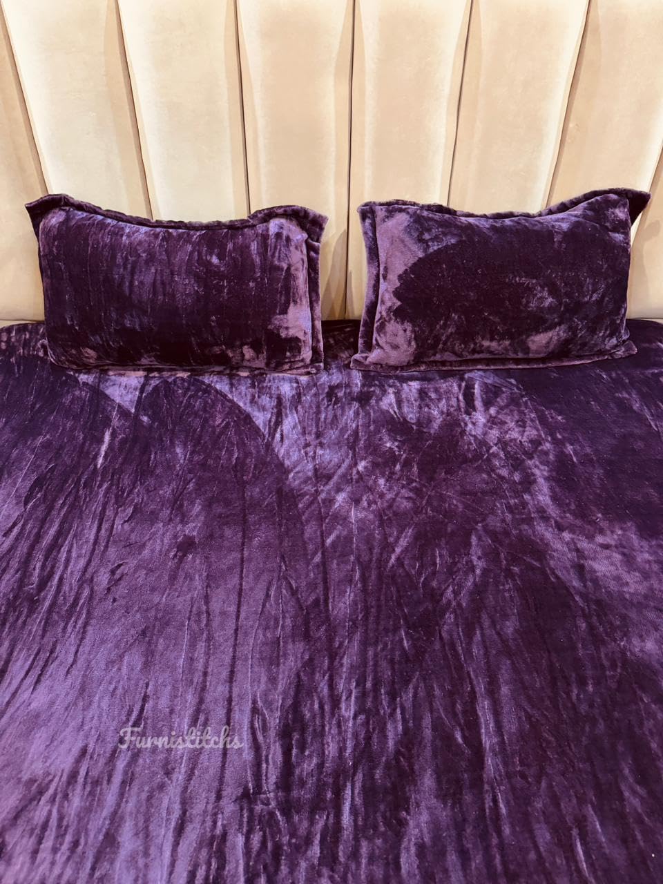 Velvet Warm Winter Bedsheets - King Size -2