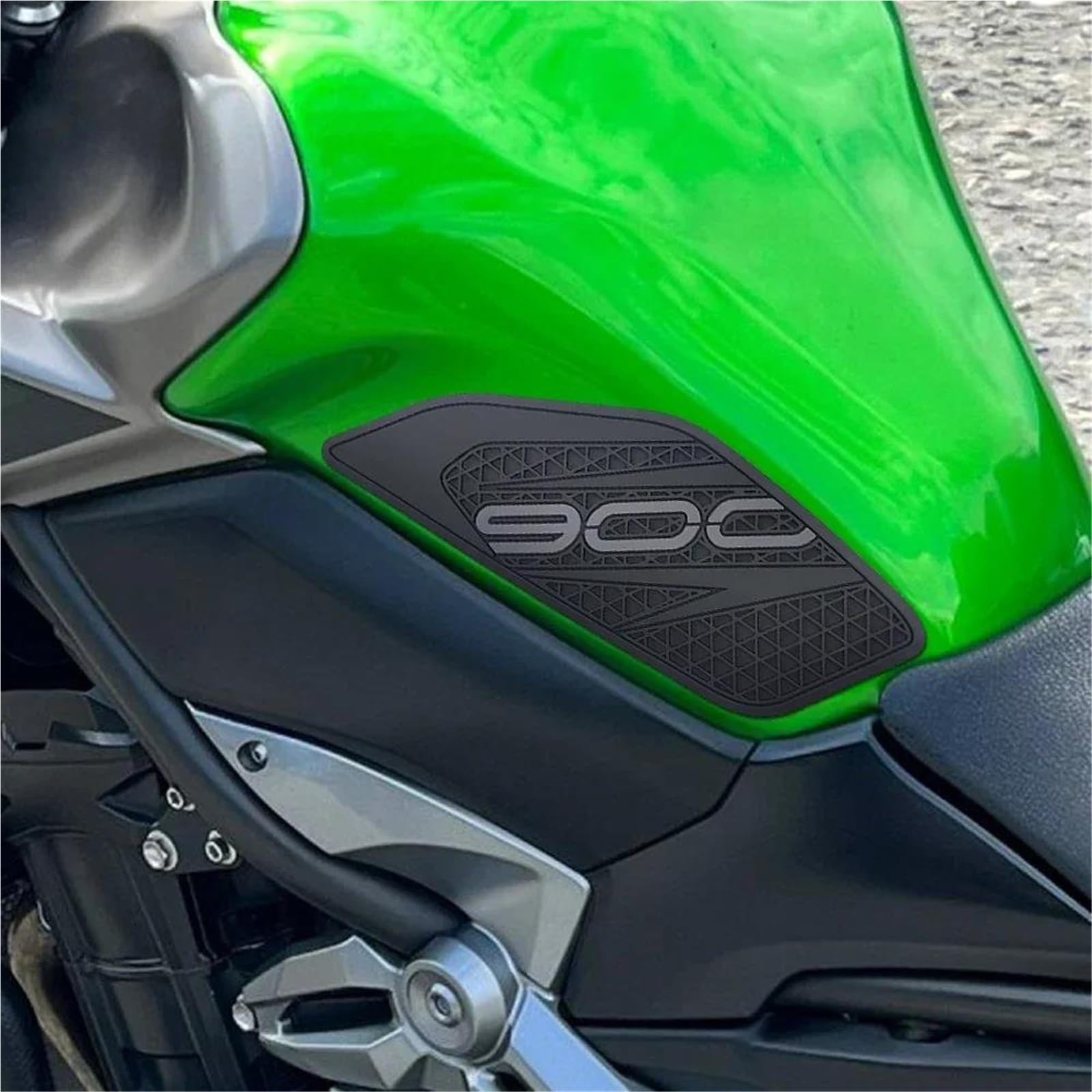 Tank Pad Aufkleber Motorrad-Tankaufkleber Für Für Z900 Für Z 900 (2017–2025): Seitlicher Tankschutz, Dekoratives Anti-Rutsch-Pad Motorrad Tankschutz Tankaufkleber