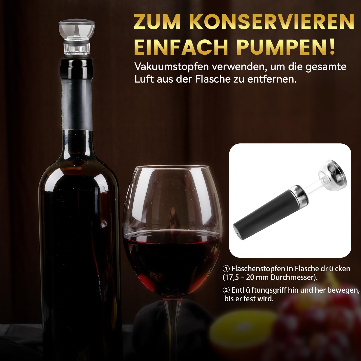 Hotec Cavatappi Elettrico Apribottiglie Vino Automatico con Tagliacapsule