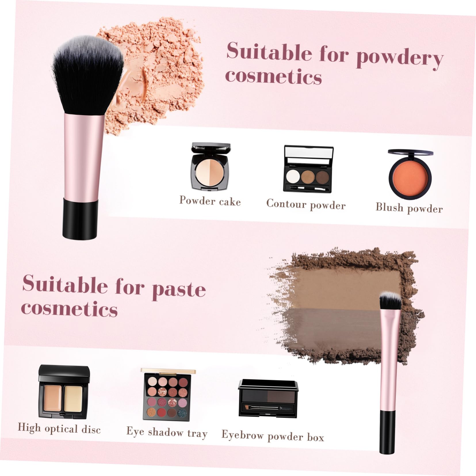 minkissy 40 Piezas mini juego de brochas de maquillaje brochas de maquillaje tamaño viaje mini pinceles de maquillaje Juego de brochas de maquillaje kit de brochas de maquillaje