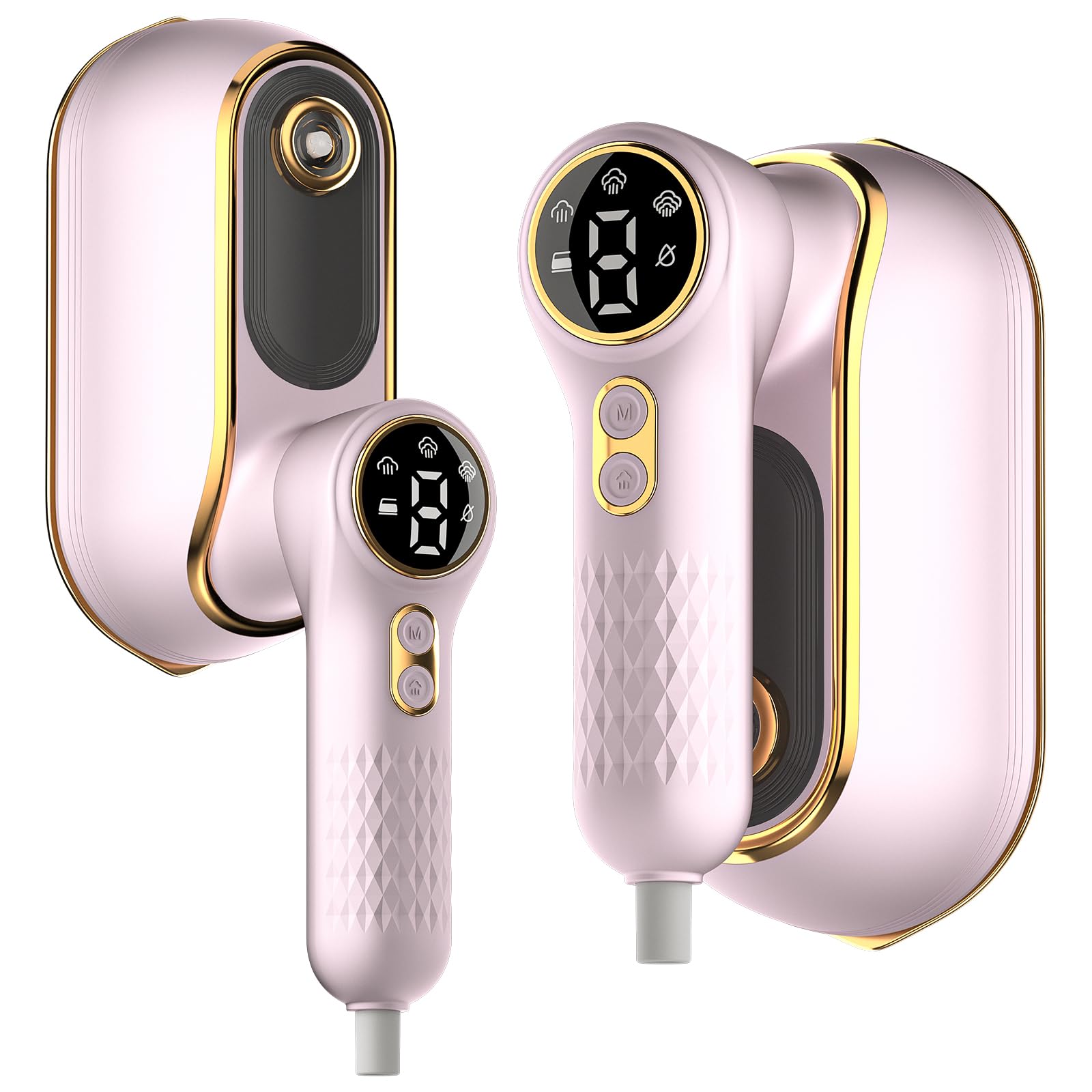 Photo 1 of ***FACTORY SEALED -******Portable Travel Steamer, 1200W Handheld Fabric Steamer for Clothes, 4Modes with LCD Display, Powerful Wrinkle Remover for Home & Travel, 150ml Water Tank, 10S Fast Heat-Up, 180°Swivel Handle, Pink