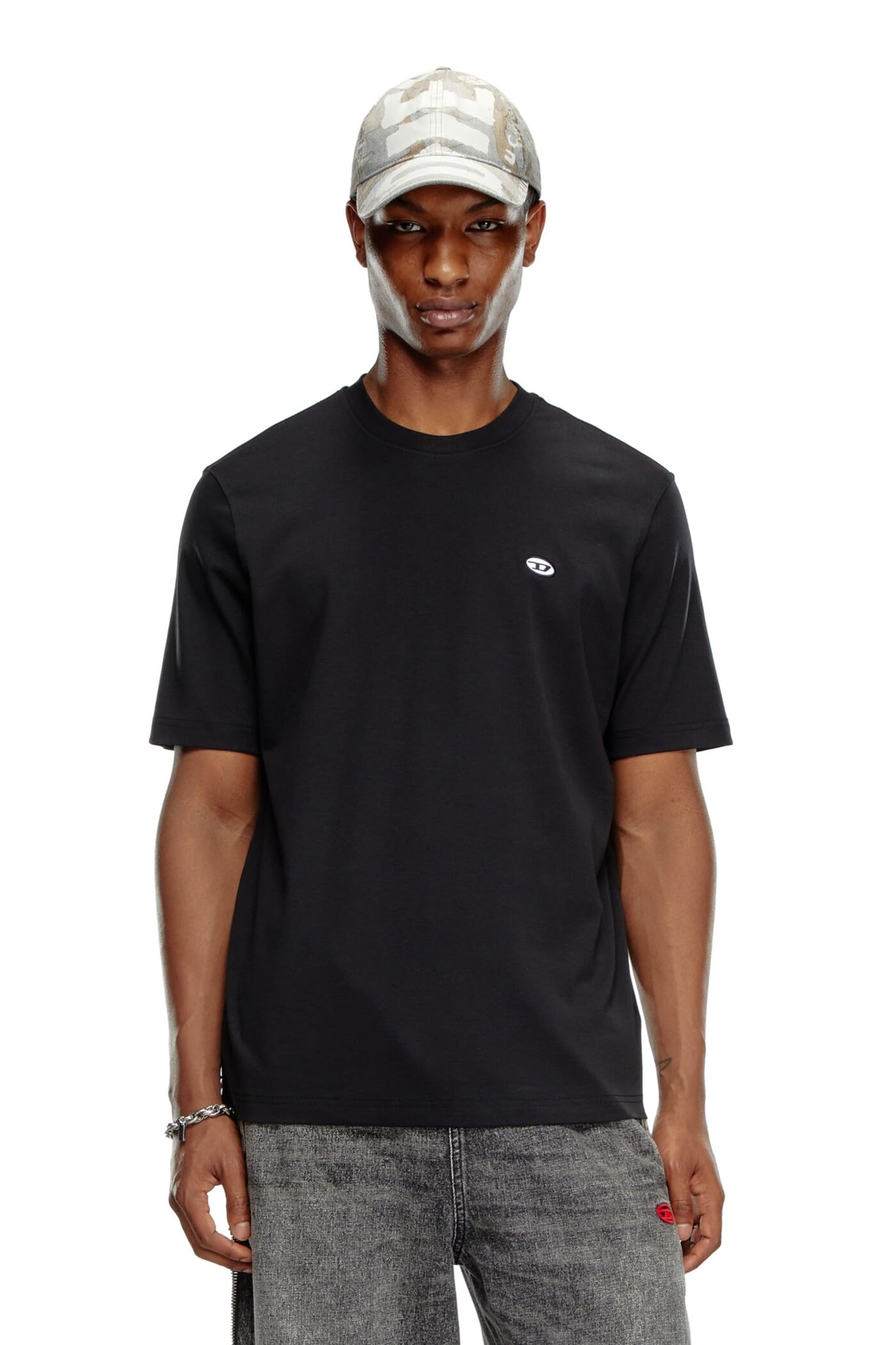 【DIESEL】コンパクトTシャツ DIESEL ディーゼル カットソー Tシャツ トップス T-BUXT-CROP-OD