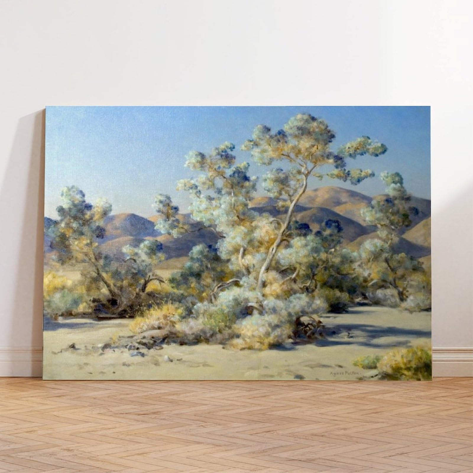 F I N U C B Smoketree von Agnes Pelton – Mystische botanische, symbolistische Pflanzenszene, ätherische Wanddrucke, Poster, Leinwand, Dekoration, Gemälde, Wandkunst für Büro, Wohnen