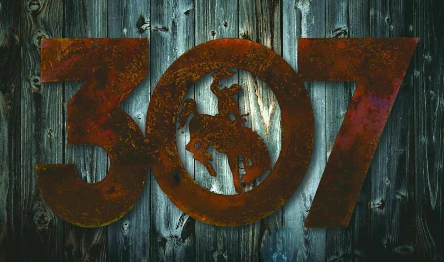 307 Bucking Horse wall hanging