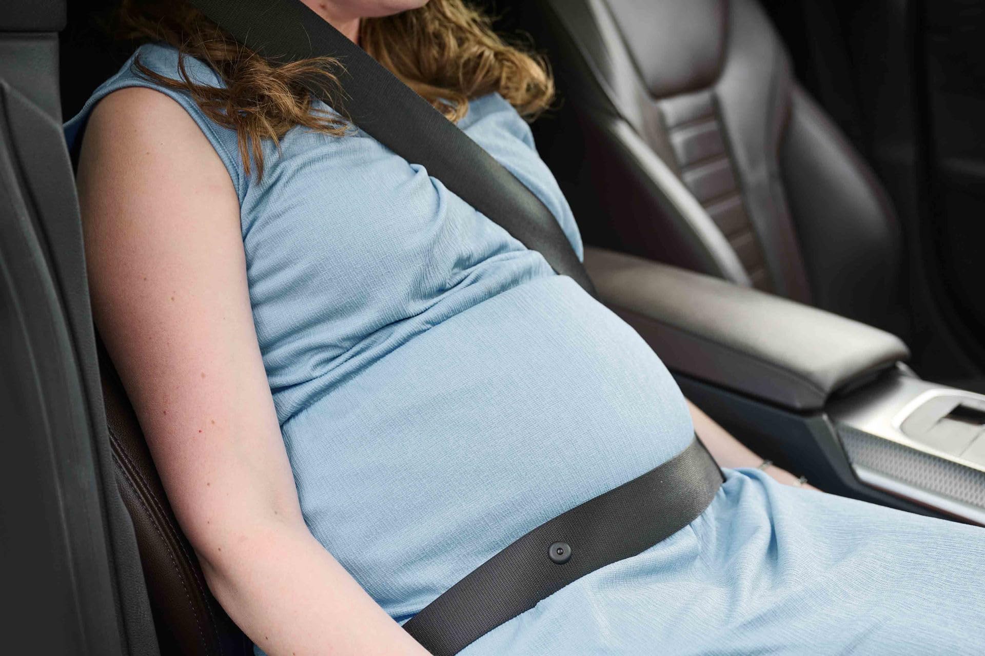Adaptador de cinturón de seguridad para embarazadas Dooky para coche (coloca el cinturón pélvico debajo del vientre, más comodidad y seguridad, universal)