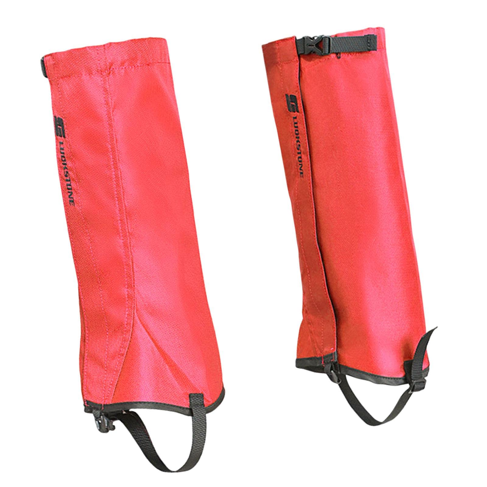 Harilla Polainas de Senderismo para piernas, Polainas de Mallas para Botas, Cubierta de Zapatos Unisex Ajustable, Polainas de Botas para Senderismo, Caminar,