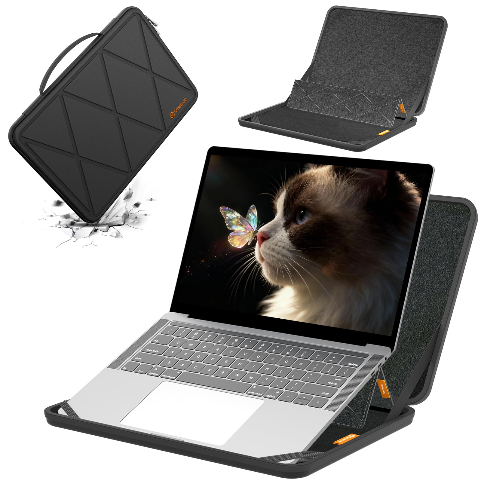 Smatree MS83T Protección rígida 15,6-16 Pulgadas Funda para portátil Compatible con Lenovo ThinkPad P1/T1g Gen 8/7, ASUS ROG Zephyrus G15 2022, para ROG Flow X16 2023/2022, para Zenbook S16