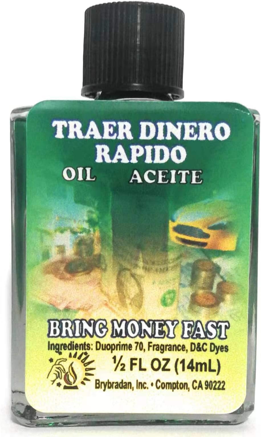 Bring Money Fast Oil 1/2 OZ for Cash Wealthy Quick Money Success Wiccan Pagan Conjure Magick