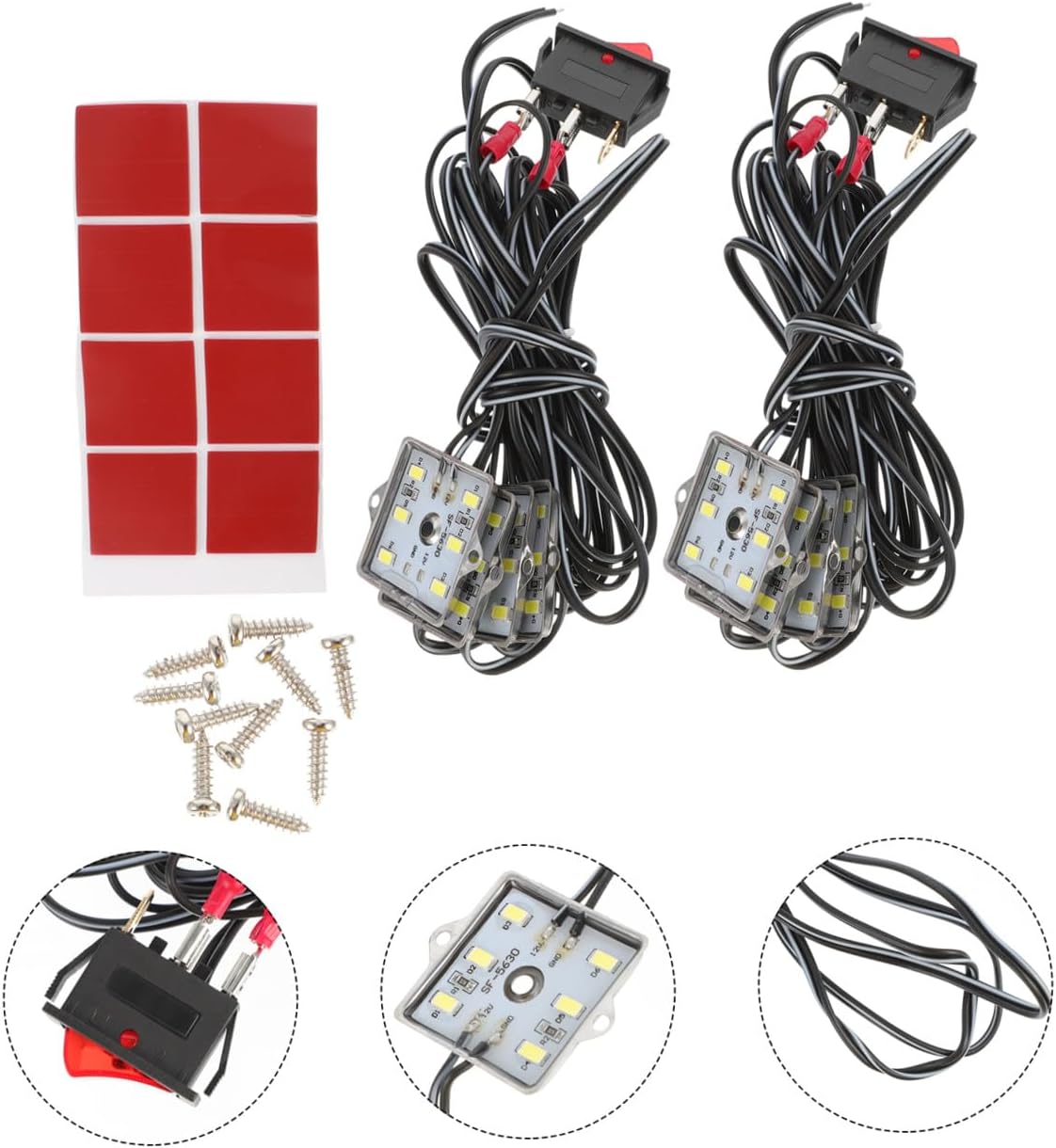 PRETYZOOM 1Set LED Truck Bed Light Kit SMD LED Strips for Pickup Cargo Lighting Easy Installation Dustproof Truck Bed Lighting for Rv Boat