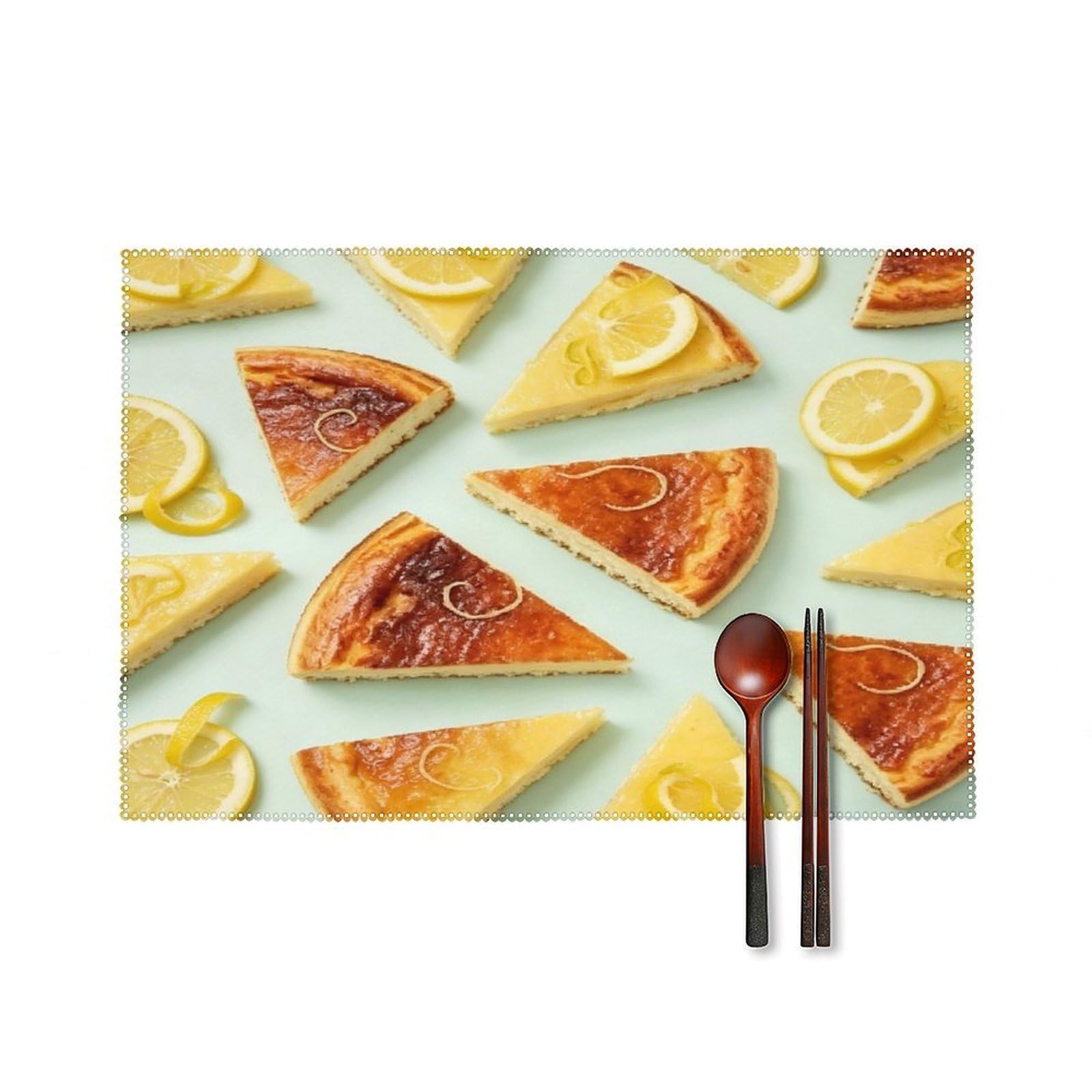 Fekiloot Style Little Lemon Placemats Set Of 6,Table Mat