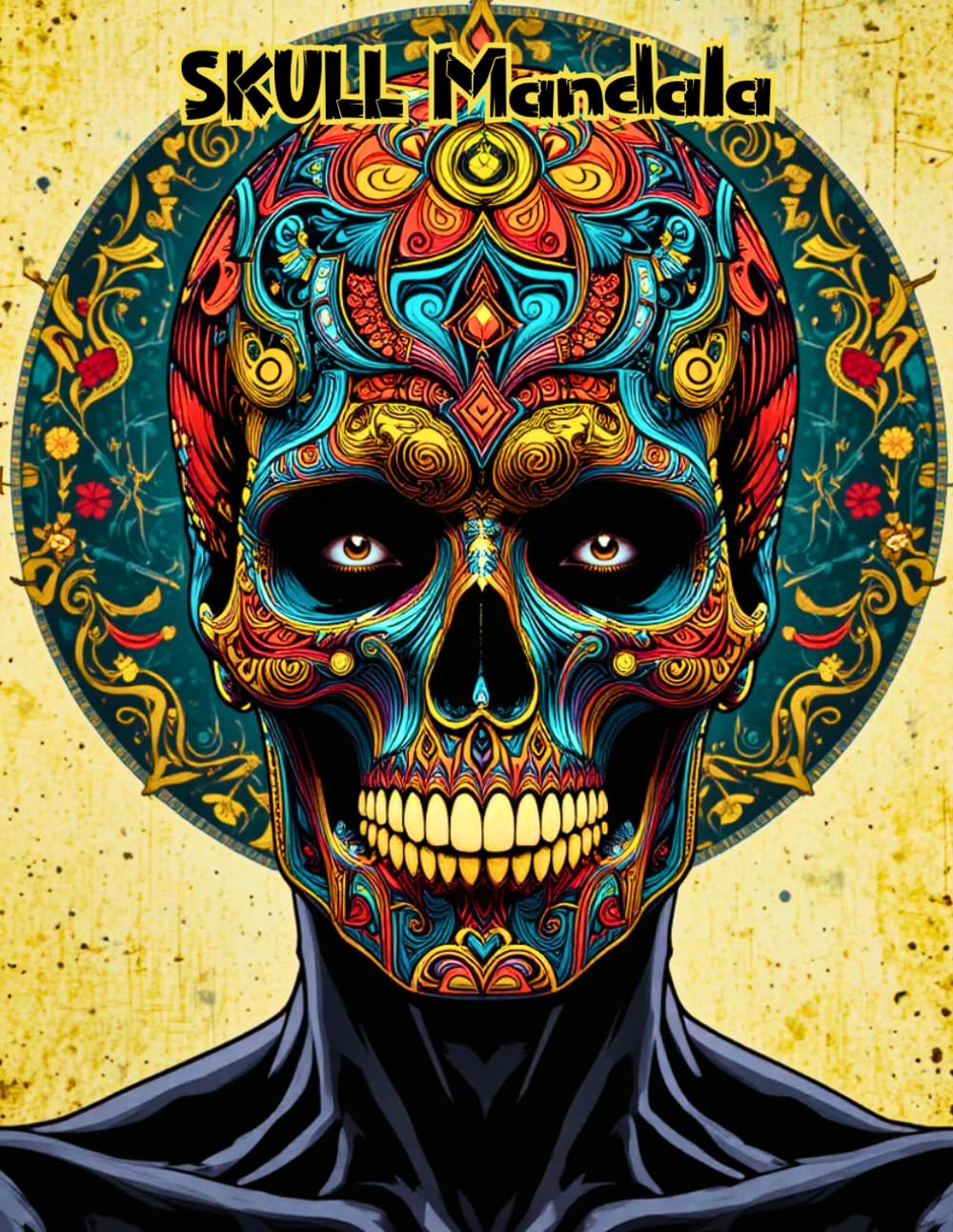 Gothic Skull Coloring Book: Intricate Mandala Patterns for Stress Relief and Creative Expression