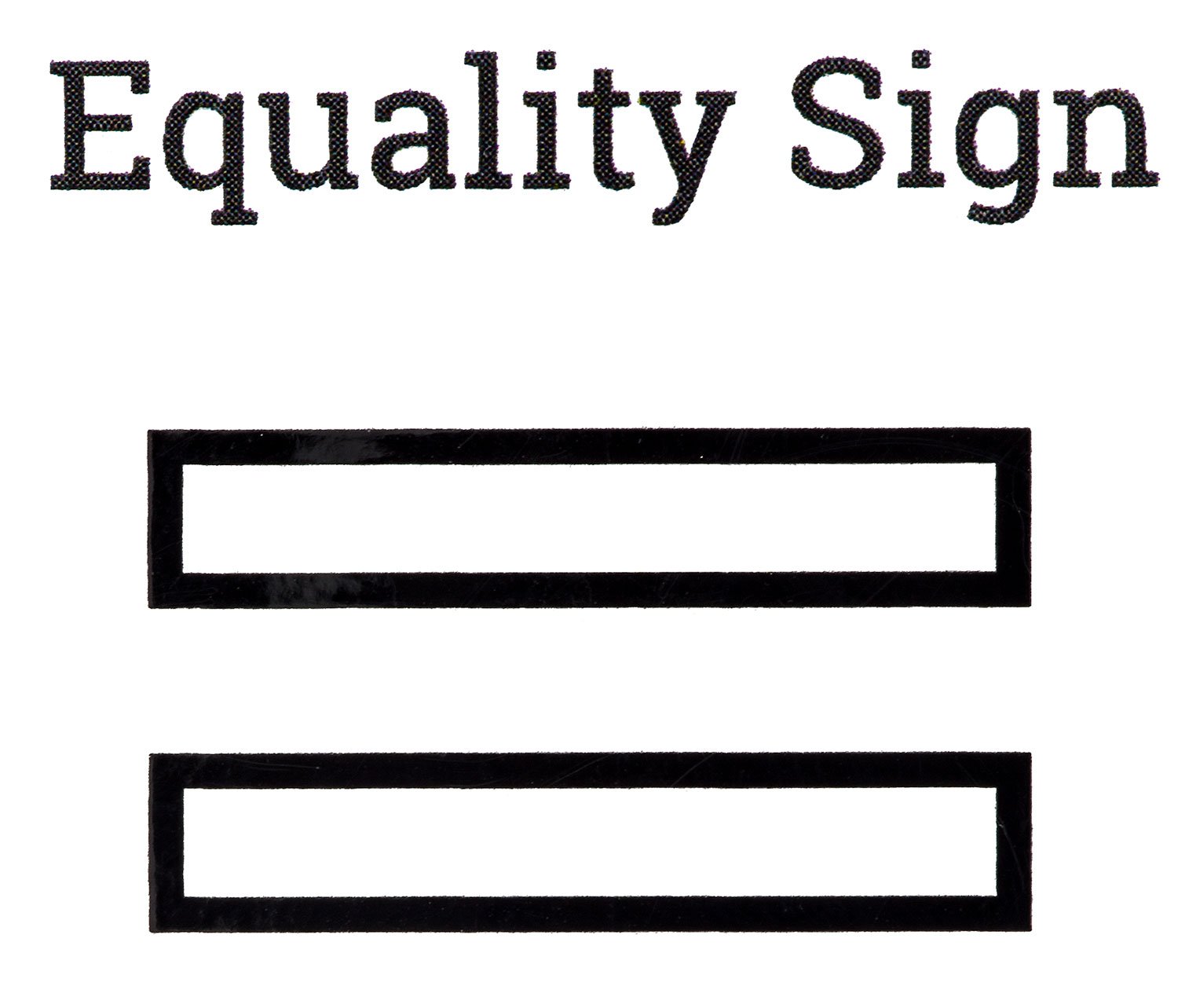 ImpressArt- 6mm, Equal Symbol Metal Stamp