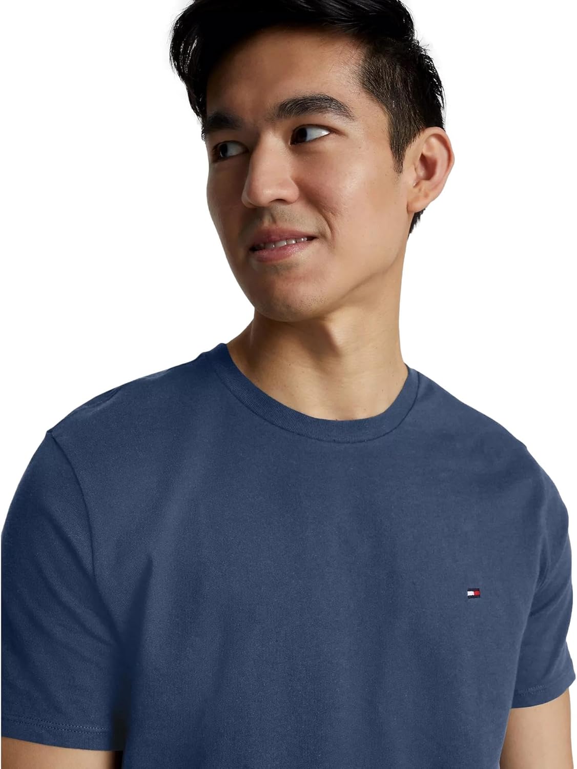 Tommy Hilfiger Men's Stretch Jersey Crew Neck T-Shirt Gray - Image 3