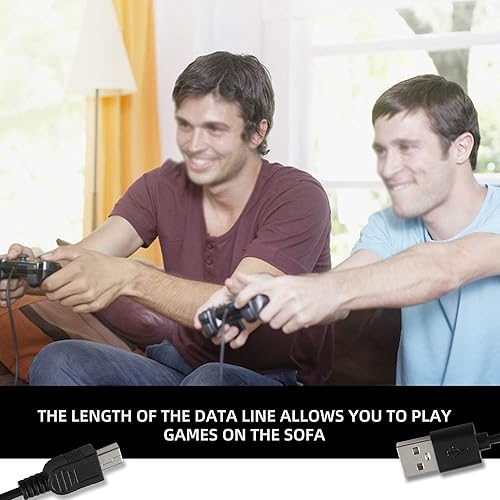 Miniatura 5 de Controlador PS3 Estación de carga base de carga para Sony Playstation 3 Original Wireless Dual Controller y controlador de movimiento con indicador