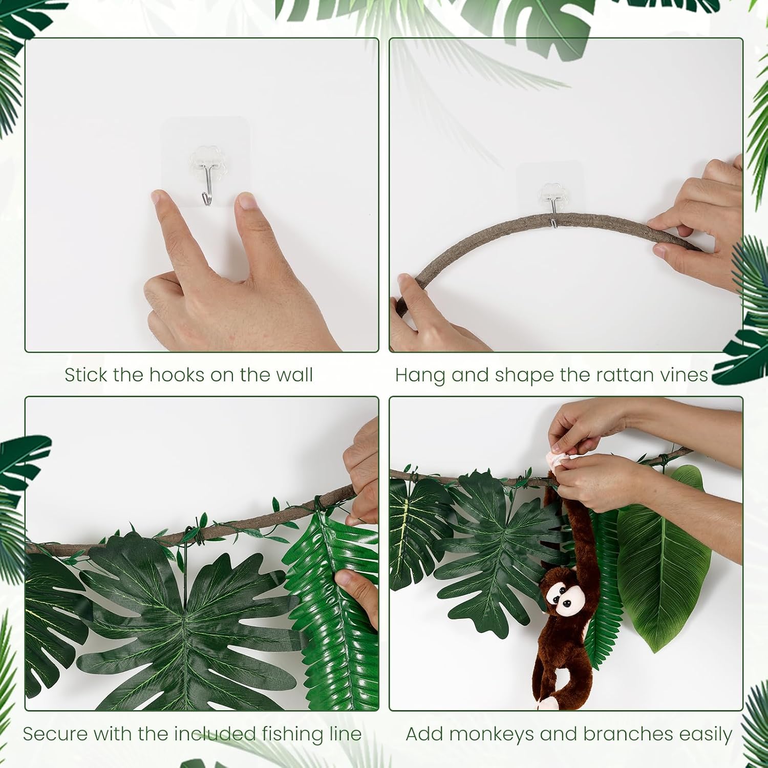 Jungle Party Decoration Rainforest Safari Tropical Classroom Decor Supplies image 4