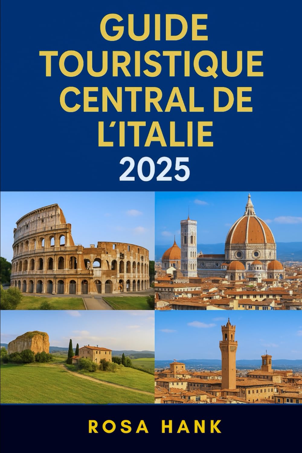 GUIDE TOURISTIQUE CENTRAL DE L'ITALIE 2025: Un guide de voyage simple pour explorer Florence, Rome, Pise, Sienne, Lucques, et les charmes cachés de l'Ombrie et des Marches (French Edition)