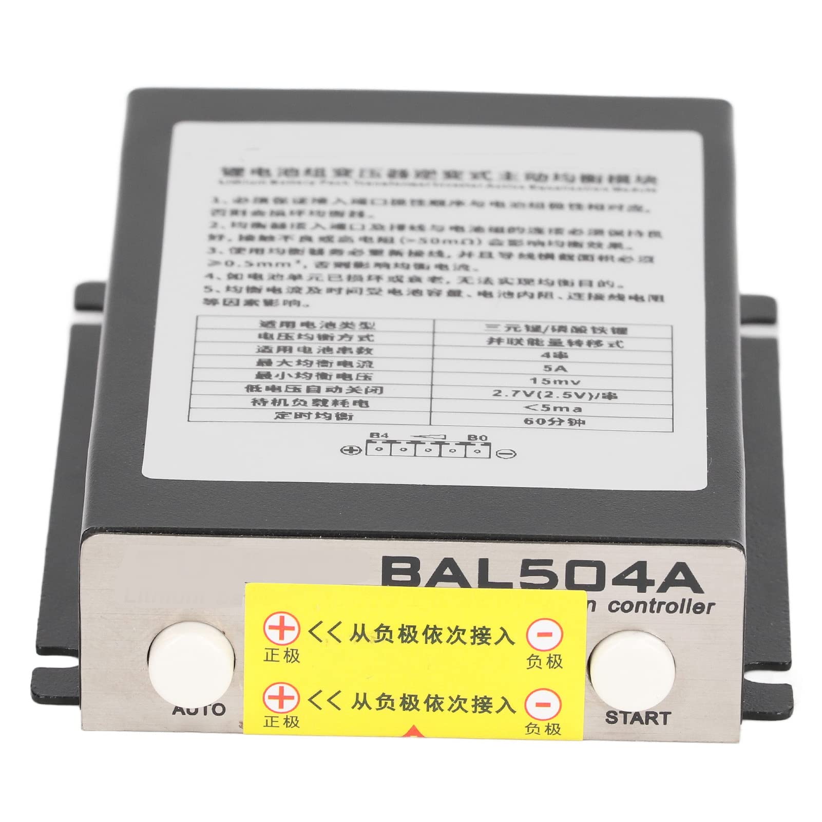 Equalizzatore Attivo della Batteria, Bilanciamento della Tensione Cella 5A 4S con Impedenza Dinamica Ultra Bassa Ed Equilibrio Automatico, per Litio Ternario e Batteria LFP