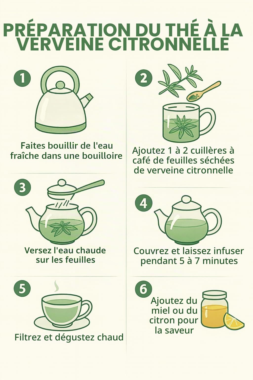 Verveine Citronnée Séchées Feuilles Tisane - Aloysia Citrodora (450g)
