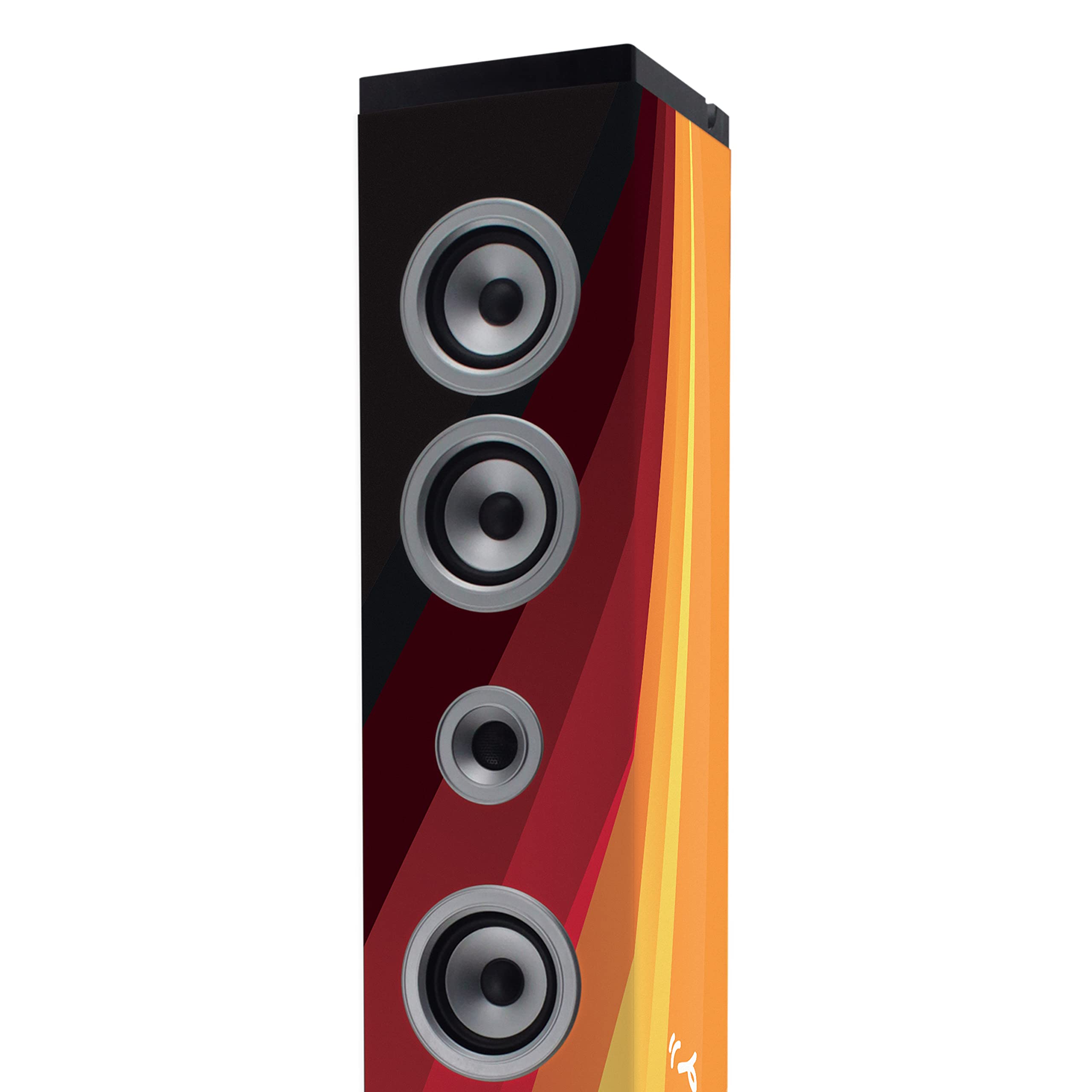 iCES IBT-6 Bluetooth głośnik stojący – 40 W RMS – radio PLL FM – wejście USB – gniazdo na karty SD – wejście AUX – z pilotem zdalnego sterowania – Niemcy