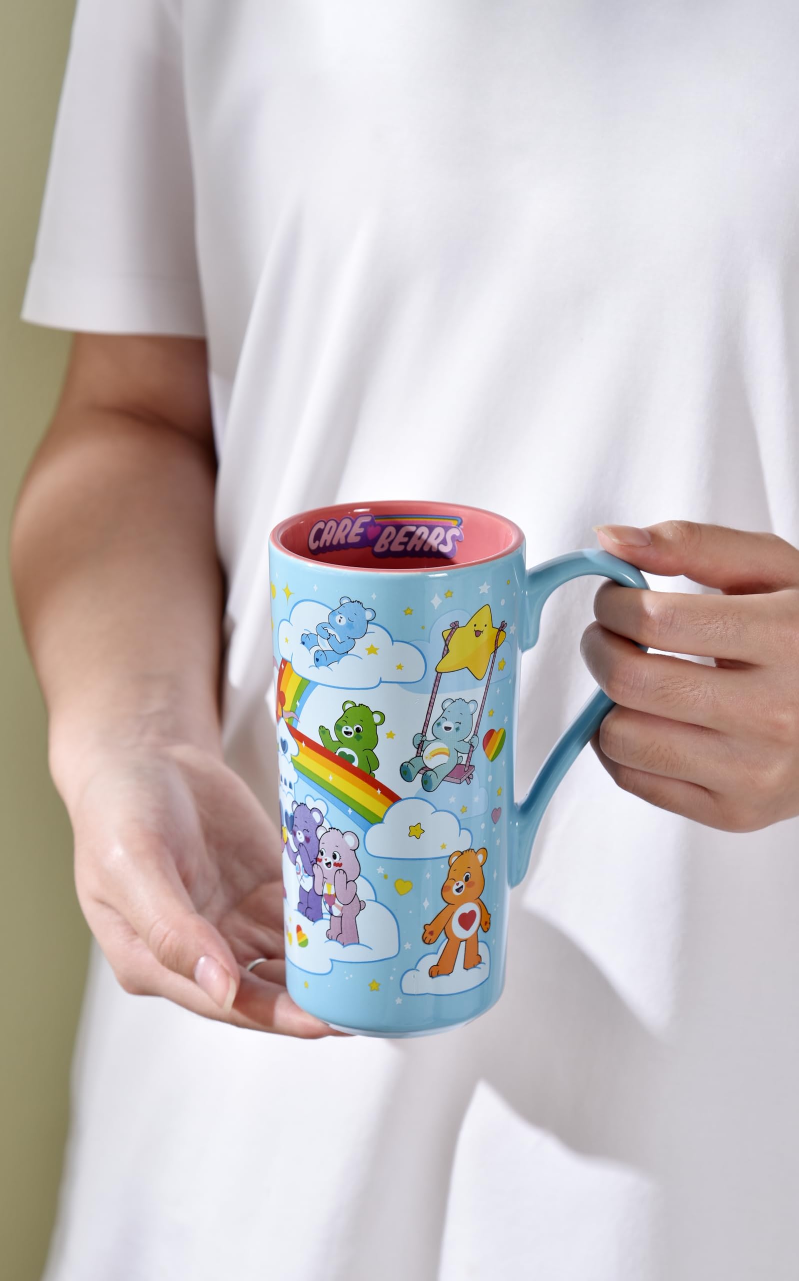 Pyramid International Care Bears Rainbow Friends Classic 80er Jahre Keramik Grande Cappuccino Tasse – 470 ml, Einheitsgröße