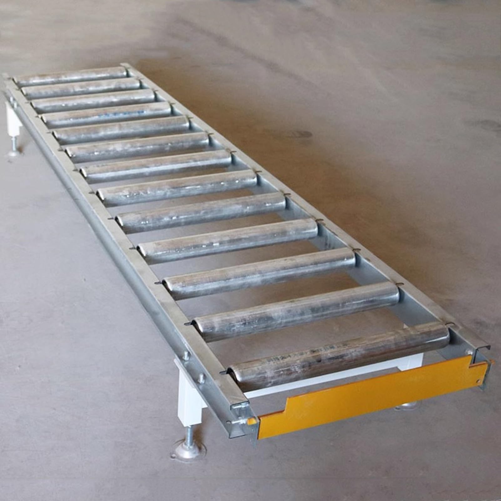 Leggero Rullo Trasportatore, Industriale Trasportatore Acciaio Zincato Rullo, Applicabile Non Alimentato Rullo Trasportatore Diapositive, Magazzini Fabbriche Scivolo(100x60x30cm)
