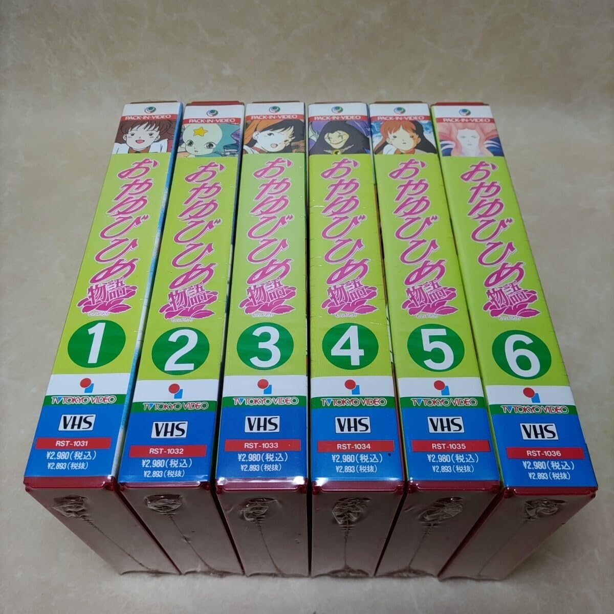 1994年制作　コレクターさん向け　未開封　VHS 未開封 おやゆび姫 Amazon.co.jp: 未開封 VHS 6巻セット おやゆび姫物語 おやゆびひめ物語