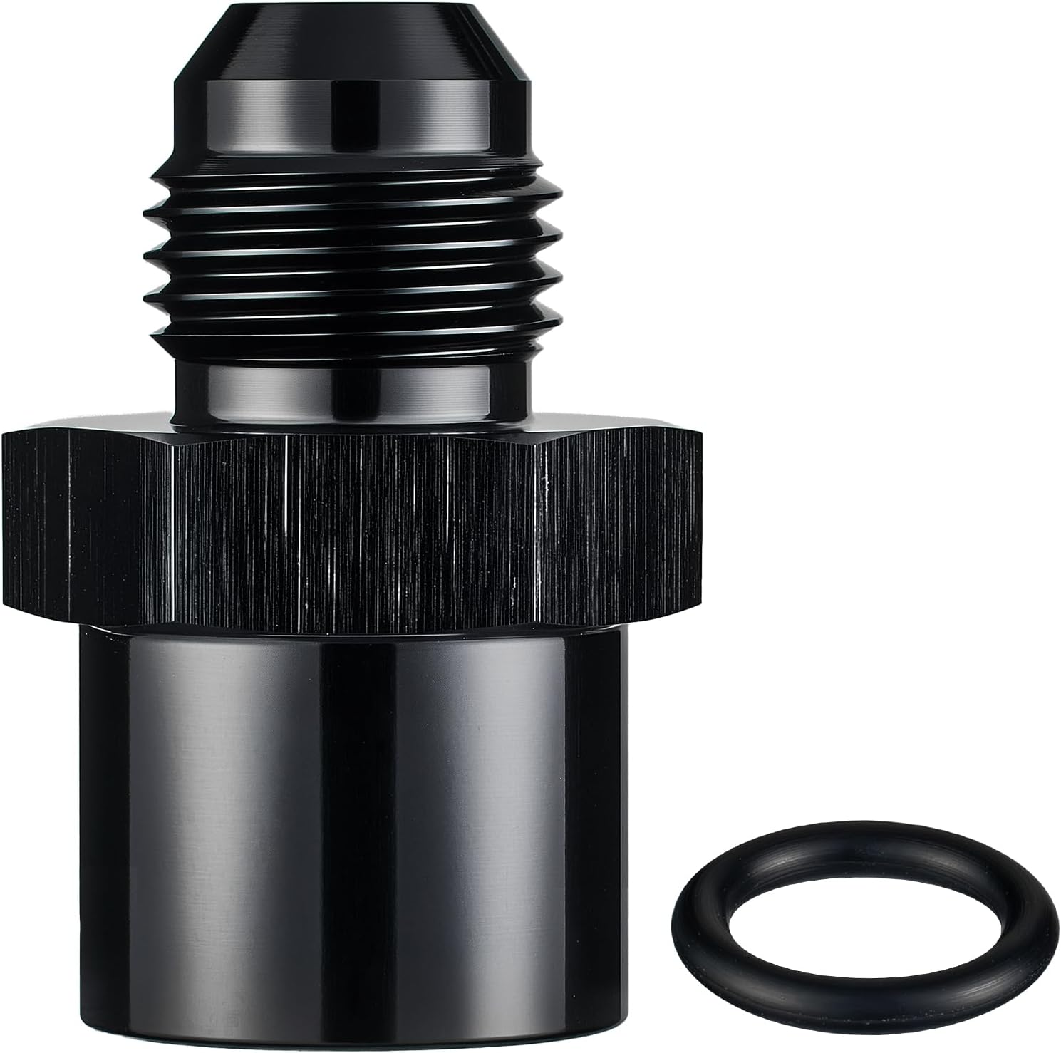 EVIL ENERGY TBI/Vortec 87-98 Truck 6AN Male to Female M16x1.5 Return Fuel Line Adapter Fitting O Ring Power Steering Hose End Connector Aluminum