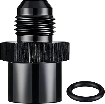 EVIL ENERGY TBI/Vortec 87-98 Truck 6AN Male to Female M16x1.5 Return Fuel Line Adapter Fitting O Ring Power Steering Hose End Connector Aluminum