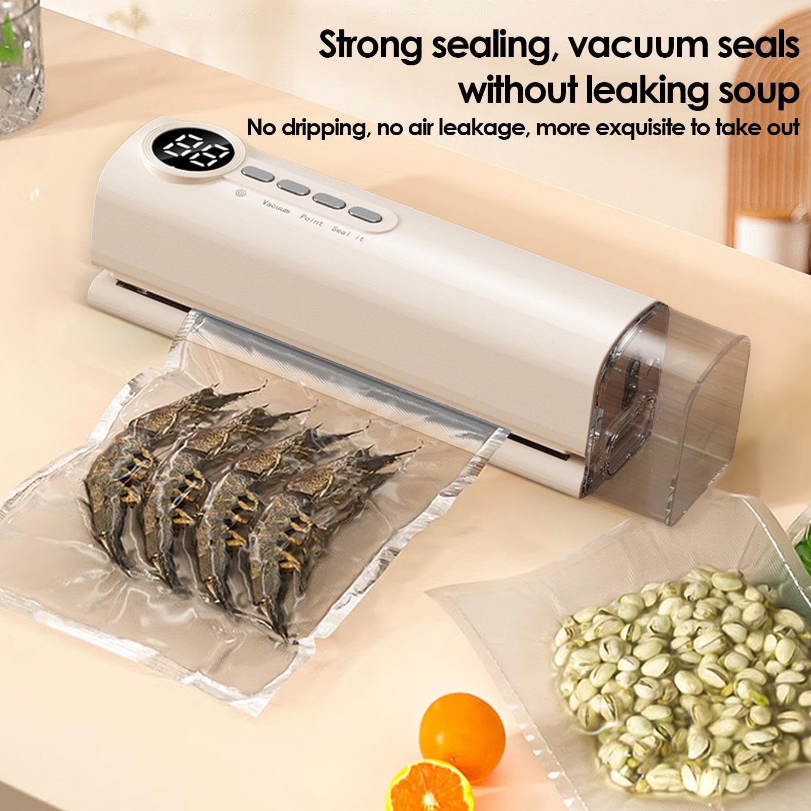 Machine d'emballage sous vide alimentaire Dispositif de stockage manuel des