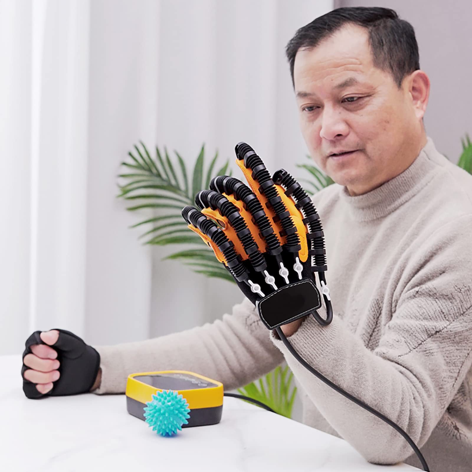 Rękawice rehabilitacyjne dla robotów, funkcja Split-finger, bezprzewodowe dublowanie ortezy rehabilitacyjne Rękawice wspomagające ruch dłoni dla pacjentów z dysfunkcjami rąk Ćwiczenia stawów palców