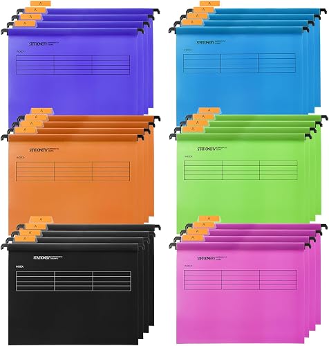 24PCS Dossiers Suspendus A4 Toowood